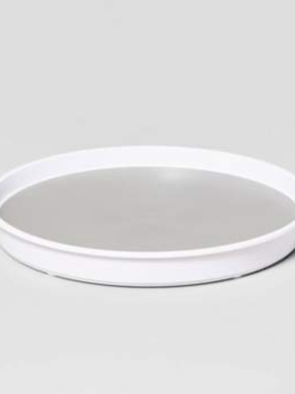 Round Gray and White Lazy Susan from Target